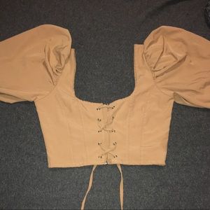 Pretty pirate ruffled shirt with strings ☺️